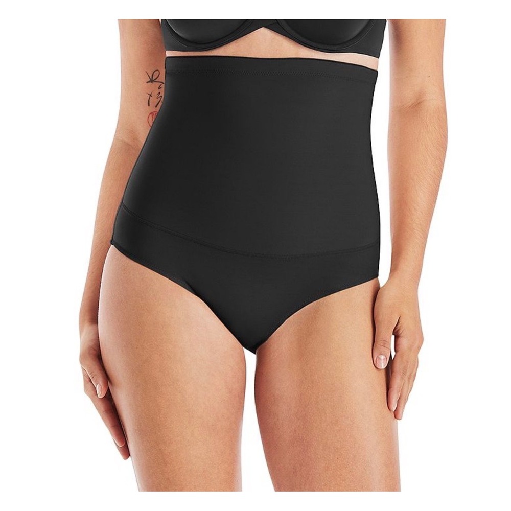 Maidenform Shapewear‎ High Waist Brief Panty Tummy Control Black medium NWOT